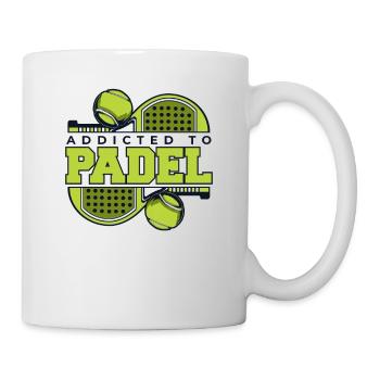 Addicted To Padel Paddle Tennis Paddleball Padel - Mug - white - Right