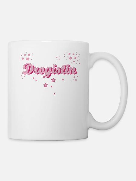 Apotheker Abschluss-Geschenk Drogistin - Tasse - Weiß