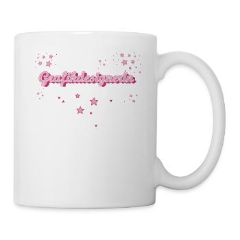 Illustrator Abschluss-Geschenk Grafikdesignerin - Tasse - Weiß - Rechts
