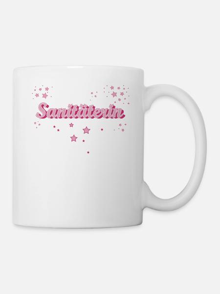 Rettungsdienst Abschluss-Geschenk Sanitäterin - Tasse - Weiß