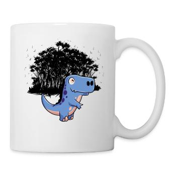Jungle Time Stone Age Fantasy Dino Kids - Mug - white - Right