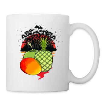 Caribbean, Island, Fruits, Fruits, Vitamins, Summer, Food - Mug - white - Right
