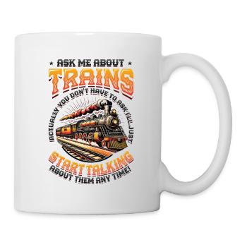 Trainspotting Train Lovers Trains - Mug - white - Right