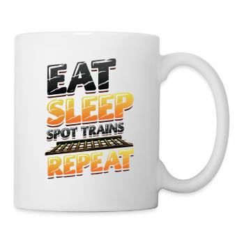 Trainspotting Train Lovers Trains - Mug - white - Right