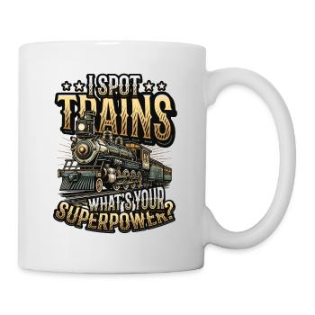 Trainspotting Train Lovers Trains - Mug - white - Right