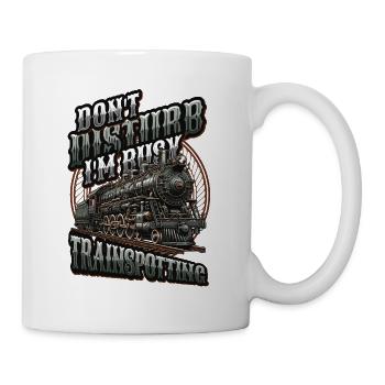Trainspotting Train Lovers Trains - Mug - white - Right