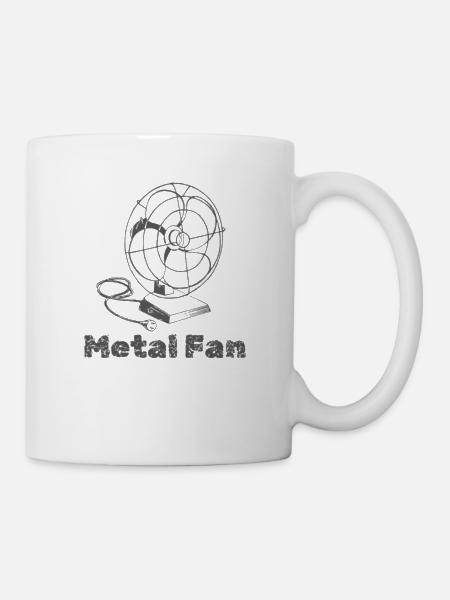 Metal Fan Funny Heavy Metal Shirt Fan - Mug - white