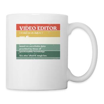 Video Editor Someone Who Does Precision Guesswork - Mug - white - Right