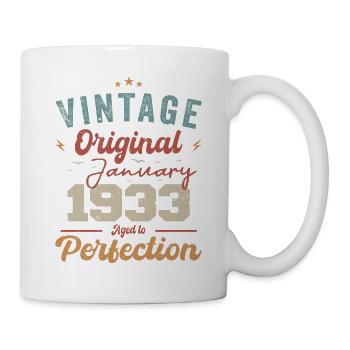 January 1933 Legend for 91 years - Mug - white - Right