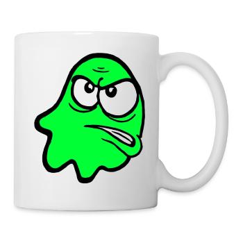 Knurri in grün - Tasse - Weiß - Rechts
