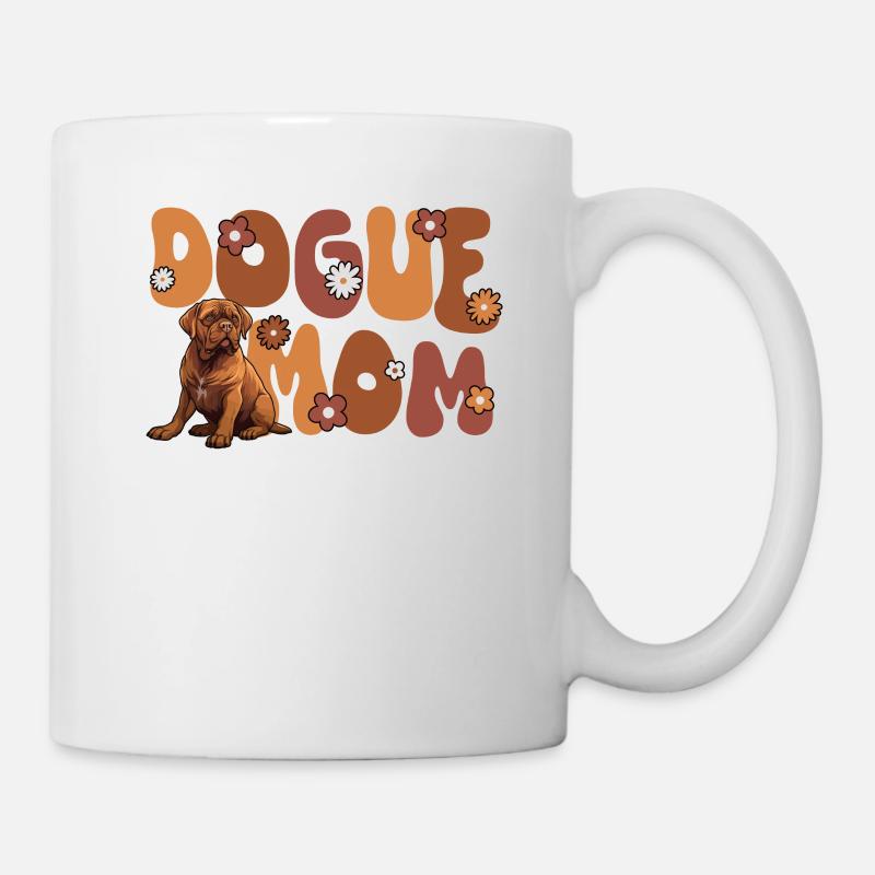 Dogue de Bordeaux Groovy Dogue Mom - Mug blanc - blanc