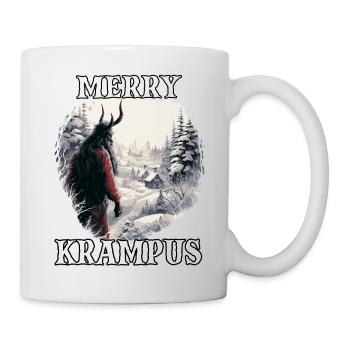 Krampus T | Krampus costume Kramperl | Santa Claus - Tasse - Weiß - Rechts