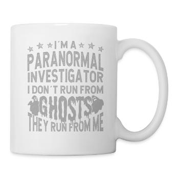 Professional Ghost Hunter They Run From Me - Tasse - Weiß - Rechts
