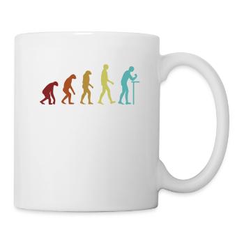 Arm Wrestling Evolution Techniques Exercise Arm - Mug - white - Right