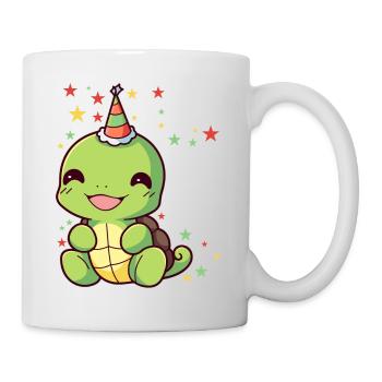 Je suis 5 Tortues Tortue 5e anniversaire - Mug blanc - blanc - Droite