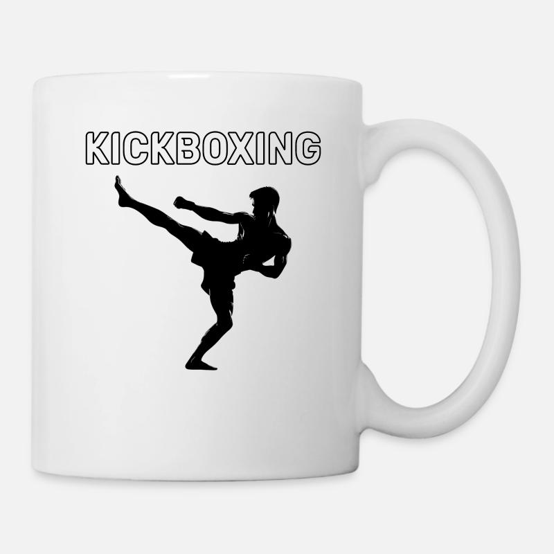 Kickboxen FIghter Kickboxer - Tasse - Weiß
