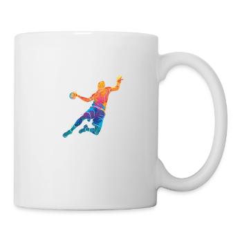 Blutiger Handballtanz - Tasse - Weiß - Rechts