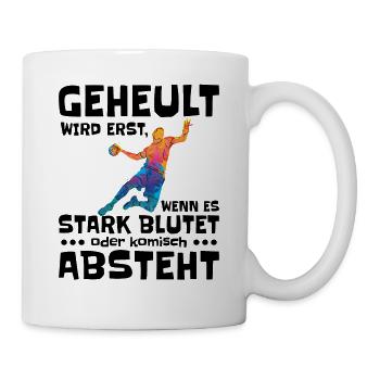 Bloody handball game - Mug - white - Right