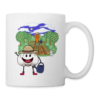 Jardinier Amateur, Jardinage, Jardin, Légume, Agriculteur, Enfant - Mug blanc - blanc - Droite