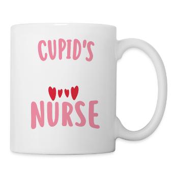 Amor Lieblingskrankenschwestern Valentinstag Herztag Tag - Tasse - Weiß - Rechts