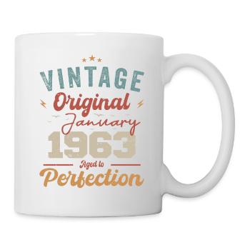 Janvier 1963 Légende depuis 61 ans - Mug blanc - blanc - Droite