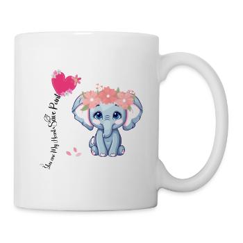 You are My Heart's Save Point - Elephant Love - Mug - white - Right