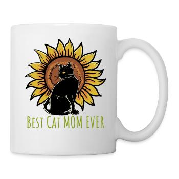 Best Cat Mom Ever - Mug - white - Right
