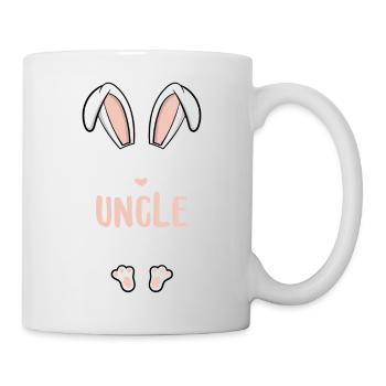 Je suis l’oncle lapin - Mug blanc - blanc - Droite