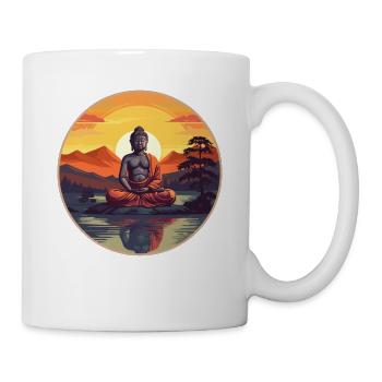 Buddhismus Yoga Buddhist Zen Meditation Buddha - Tasse - Weiß - Rechts