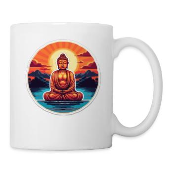 Buddhismus Yoga Buddhist Zen Meditation Buddha - Tasse - Weiß - Rechts