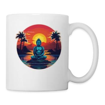 Buddhismus Yoga Buddhist Zen Meditation Buddha - Tasse - Weiß - Rechts