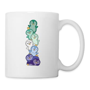Gay Flag Pride LGBTQ Cute Penguin - Mug - white - Right