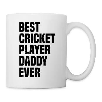 Best Cricket Player Daddy Ever - Cricketing Cricke - Mug - white - Right