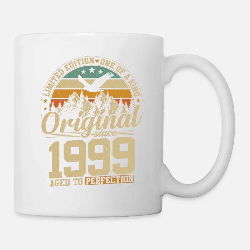 Anniversaire du voyage dans le temps 1999 - Mug blanc - blanc
