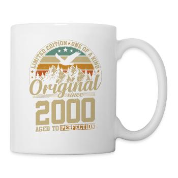 Jubilee Year 2000 – Vintage Birthday Gift - Mug - white - Right