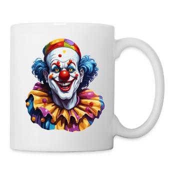Clown / Cirque / Carnaval / Carnaval / Ludique - Mug blanc - blanc - Droite