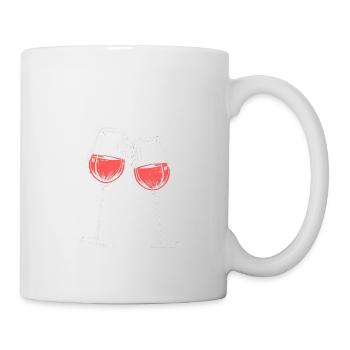 Mädels Egal Was Passiert Pegel Halten - Tasse - Weiß - Rechts