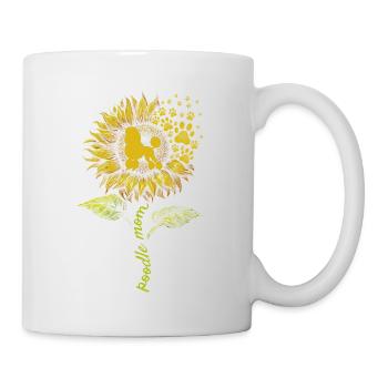 Maman caniche - Mug blanc - blanc - Droite