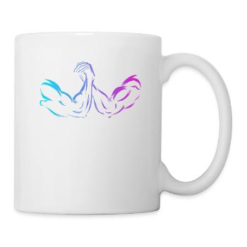 Techniques Exercise Hand Wrestling Trainer Arm - Tasse - Weiß - Rechts