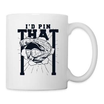 J’épinglerais ce bras d’entraîneur d’exercice de techniques - Mug blanc - blanc - Droite