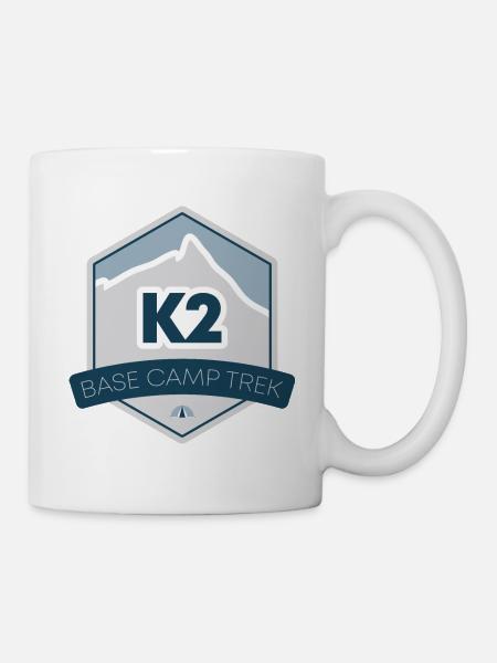 K2 Base Camp Trek - Tasse - Weiß