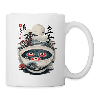 Soupe Occulte Japonaise Ukiyo-e Souls Ramen - Mug blanc - blanc - Droite