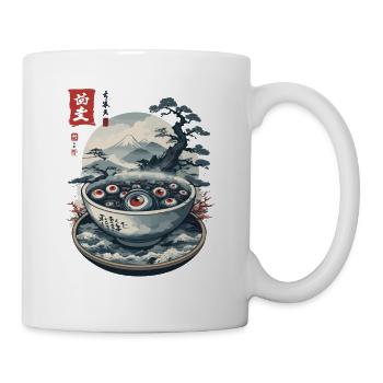 Yokai fantômes Ukiyo-E Japon Halloween Art - Mug blanc - blanc - Droite