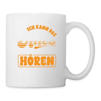 Ich kann das alles nicht mehr Hören - Tasse - Weiß - Rechts