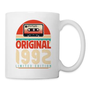 Vintage 1992 Birthday Gift. Retro 1992. - Mug - white - Right