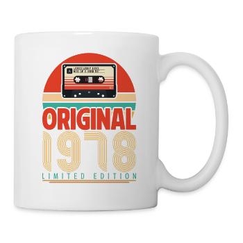 Cadeau Anniversaire Vintage 1978. Rétro 1978. - Mug blanc - blanc - Droite