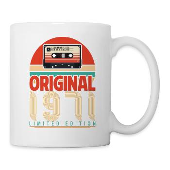 Cadeau Anniversaire Vintage 1971. Rétro 1971. - Mug blanc - blanc - Droite