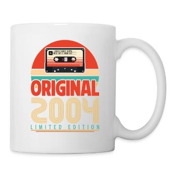 Vintage 2004 Geburtstagsgeschenk. Retro 2004. - Tasse - Weiß - Rechts