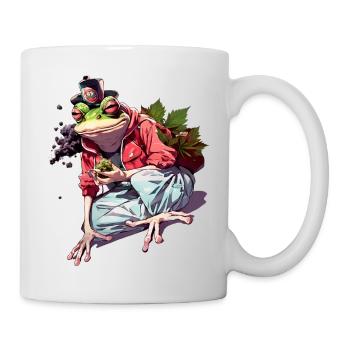 Frogs 'n' Hops: Ribbiting Brew Tee - Mug - white - Right