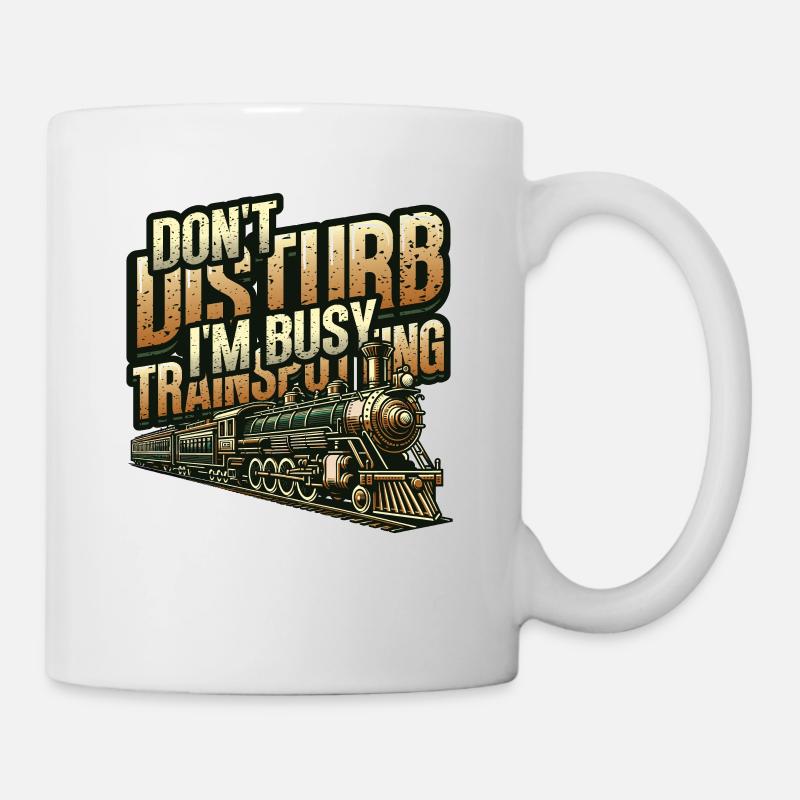 Trainspotting Train Lovers Trains - Mug - white